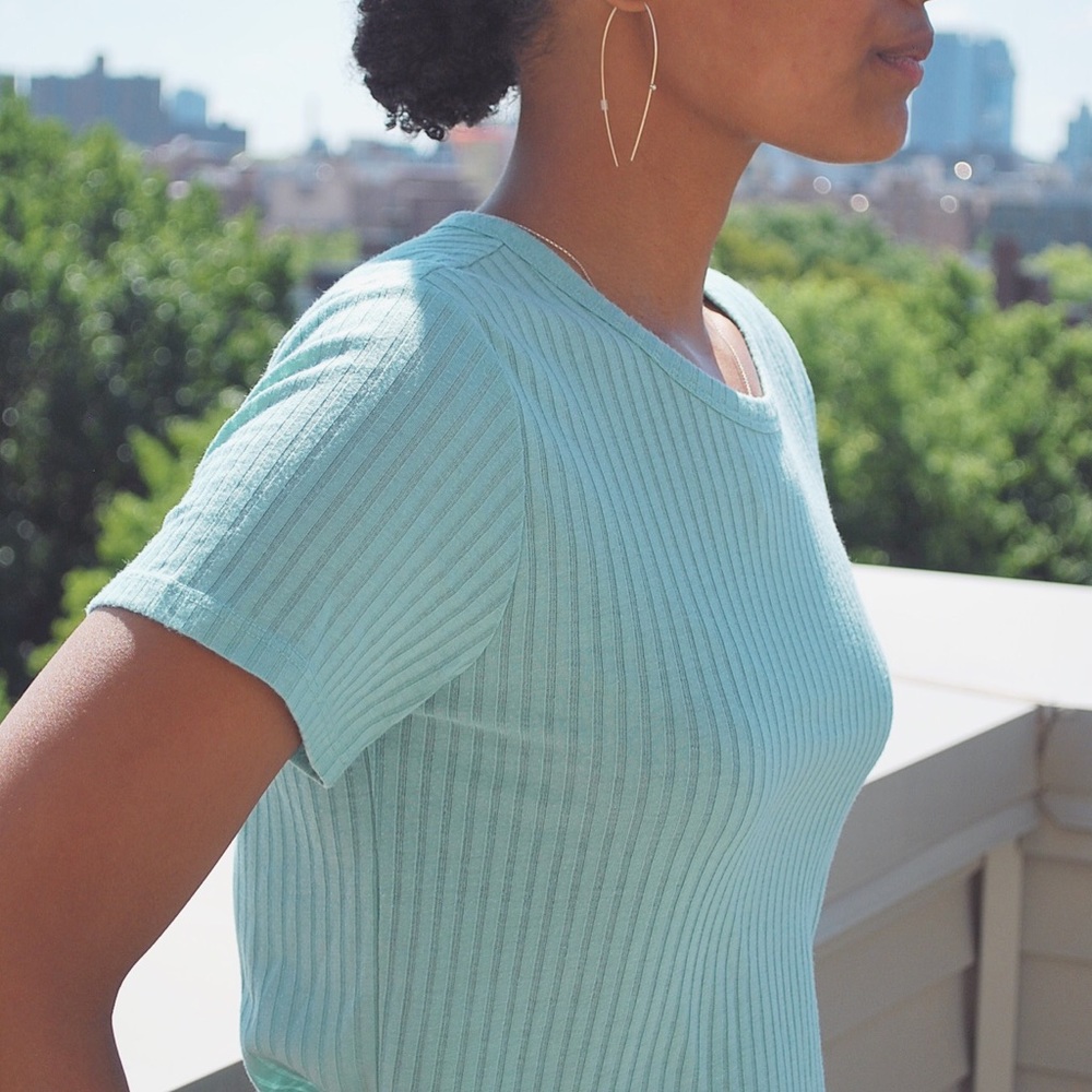 Ribbed crop top